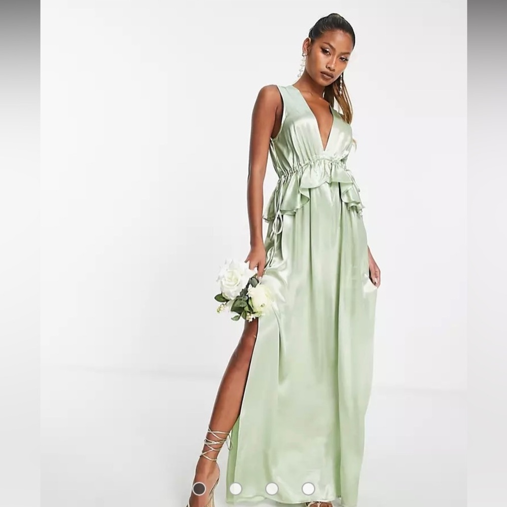 Silky Topshop Peplum dress